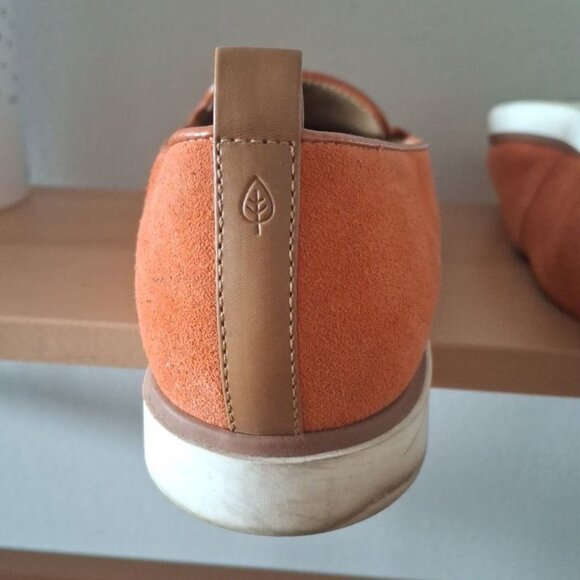 NATURALIZER Women's Annie Slip-On Loafers Shoes 8.5 M Orange Heel Pull-Tab - Picture 2 of 6